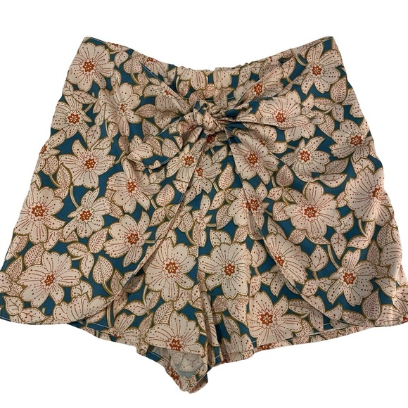 Anthropologie Pants - Anthropologie Georgine Skirted Floral High Waist Shorts